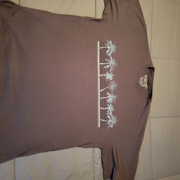 Palm tree tee shirt xl gray - Picture 2 of 4